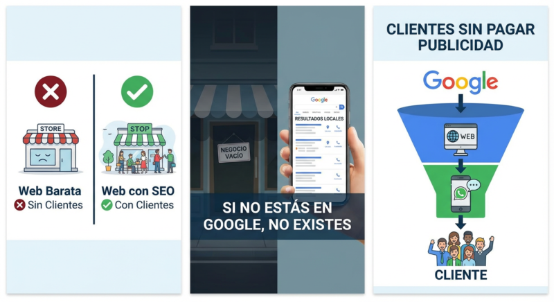 Clientes sin pagar publicidad